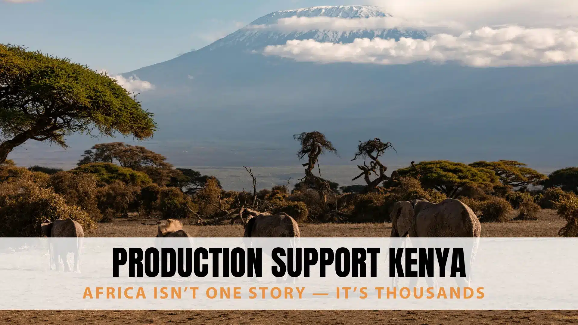 Production Support Kenya: Operational Control in a High-Intensity Filming Environment